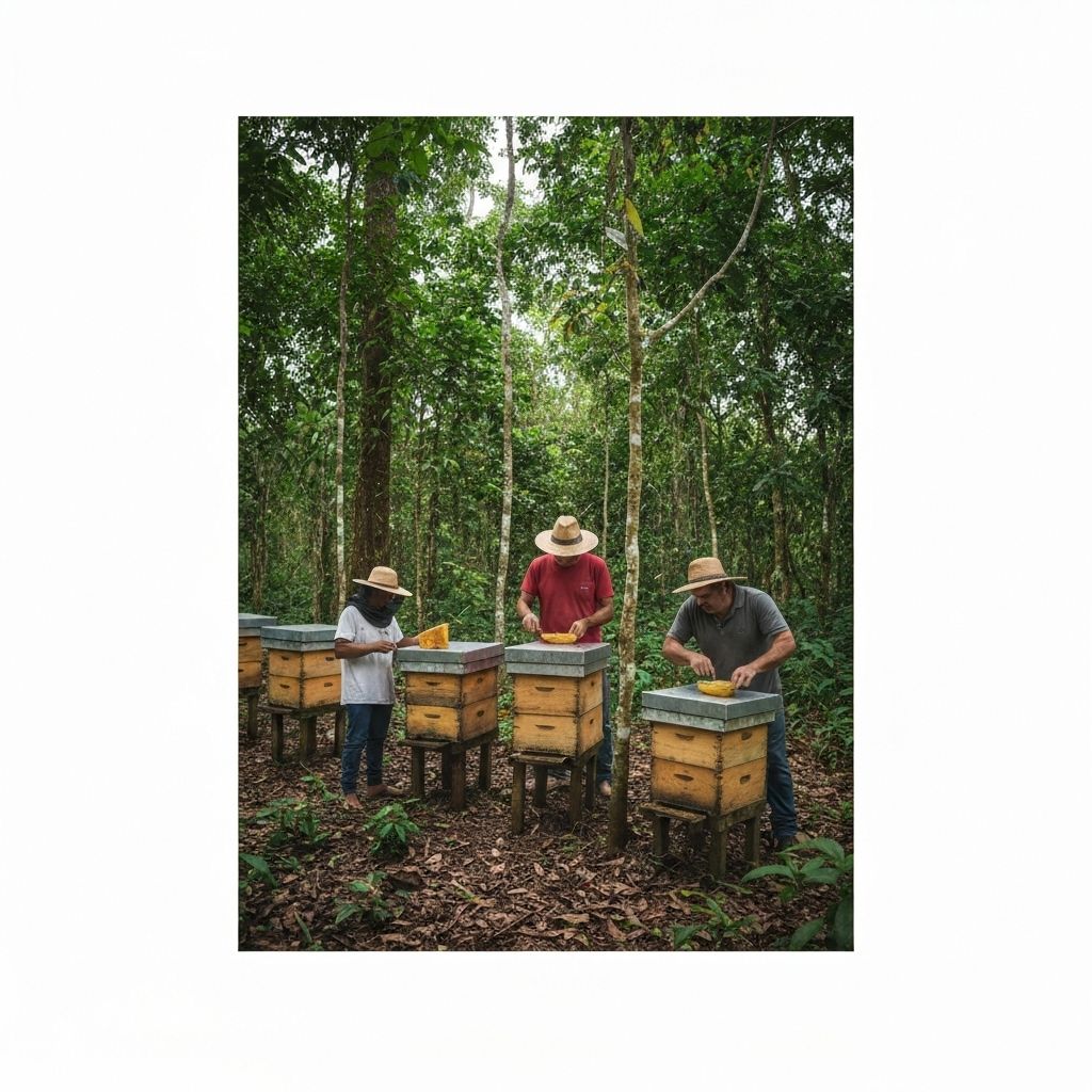 Nachhaltige Melipona-Imkerei in Brasilien mit GPS-Tracking